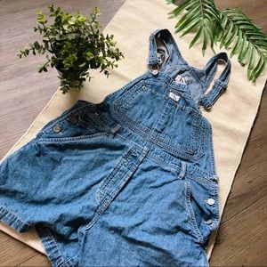 Vintage Calvin Klein Short Overalls